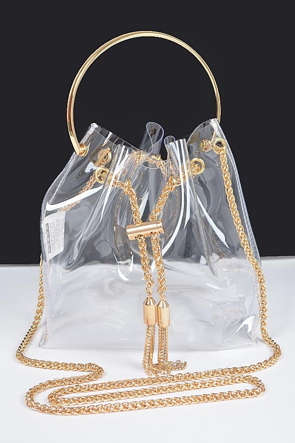 Kayleigh Clear Bucket Bag