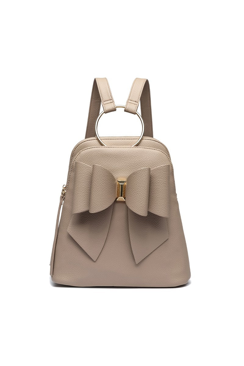 Makenna Bowtie Ring Handle Backpack