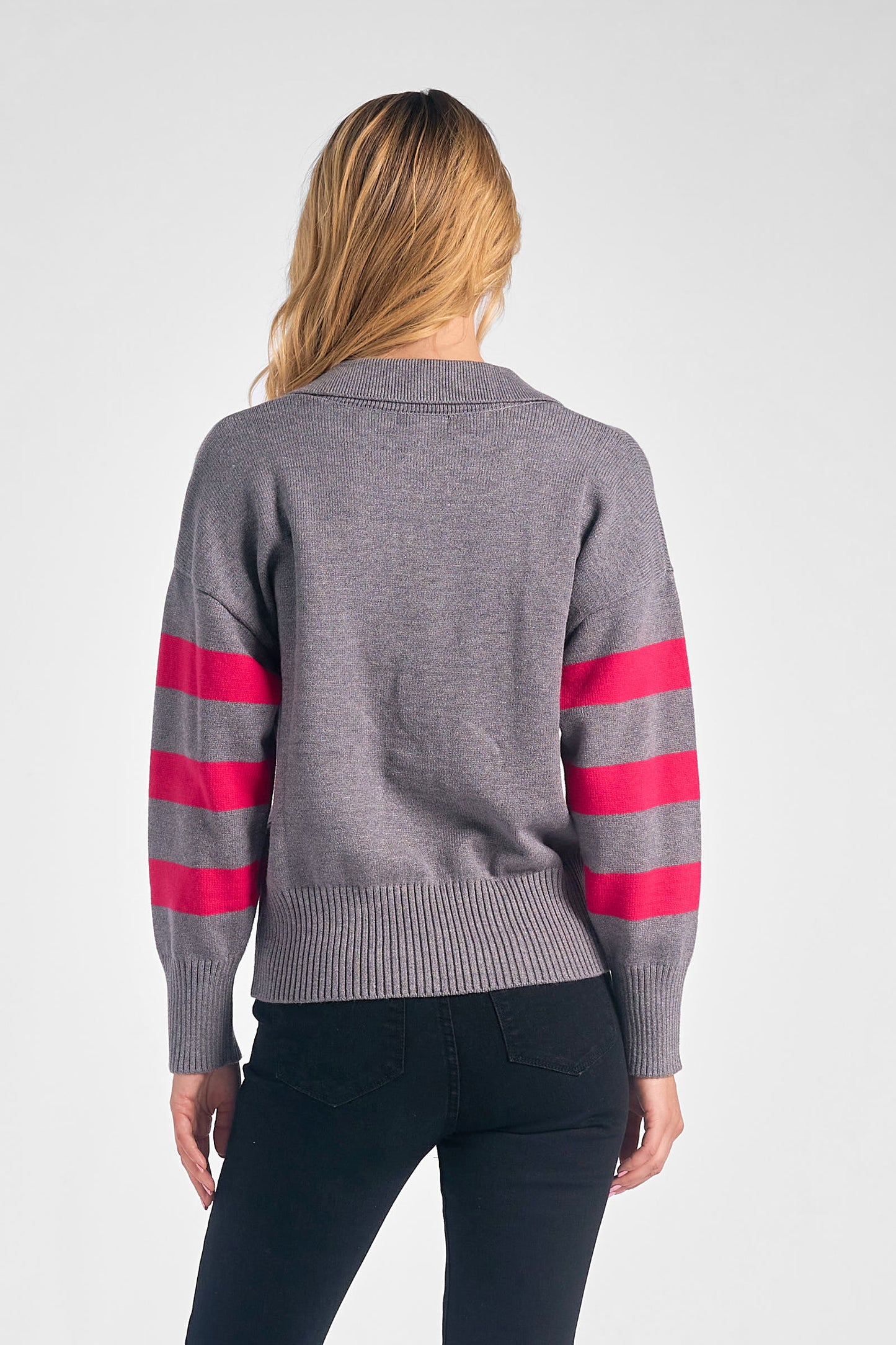 Elan Angelica Striped Sweater