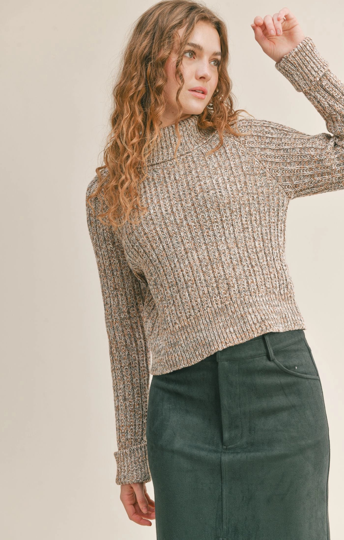Sadie & Sage Josephine Polo Sweater