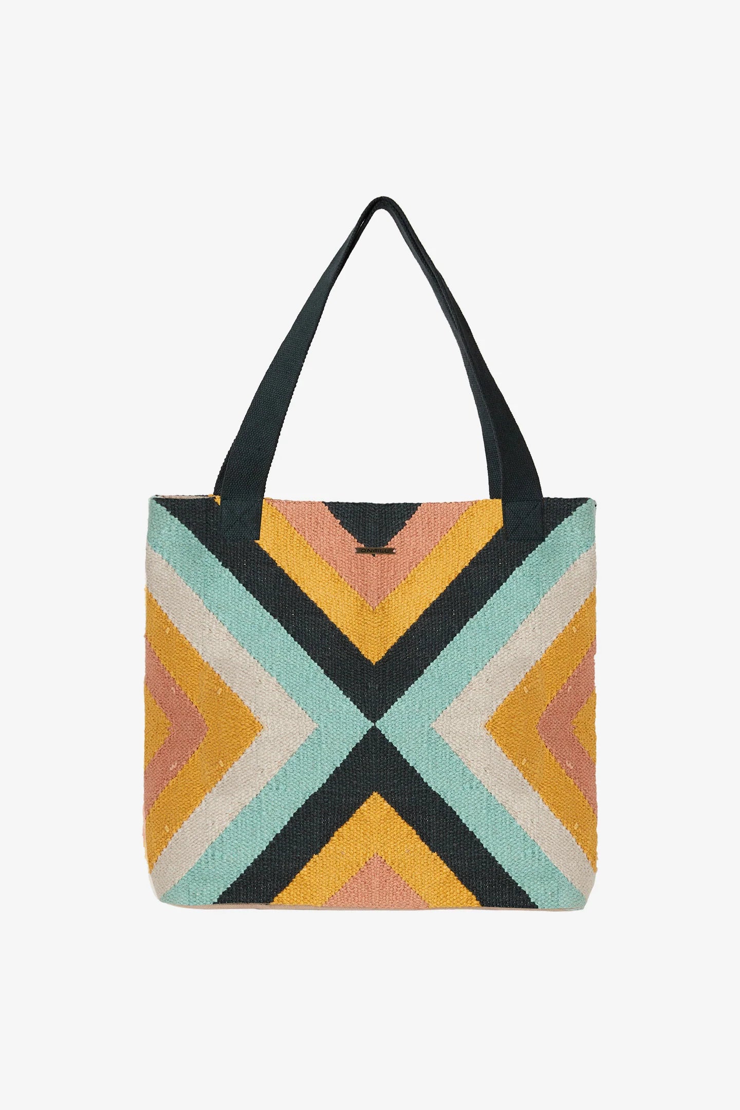 multi coloured beach bag