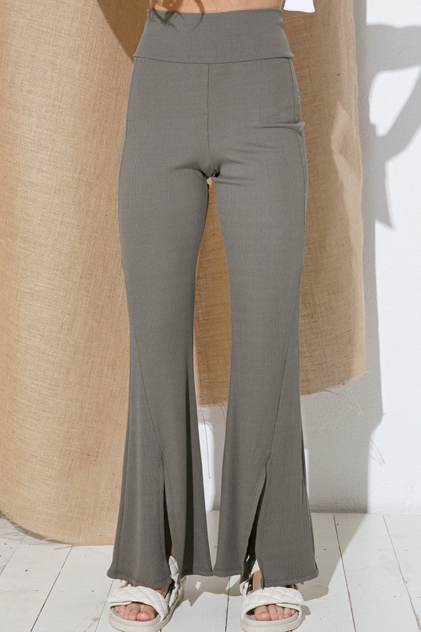 Olivier Ribbed Flare Pant – Libby Story