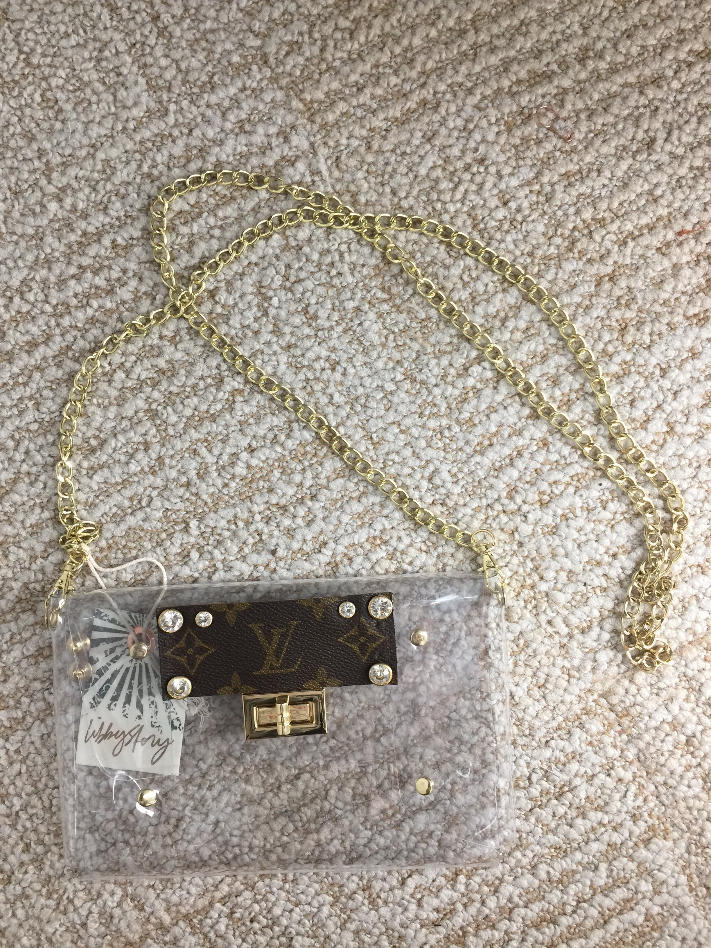 LS Upcycled LV Clear Bag – Libby Story