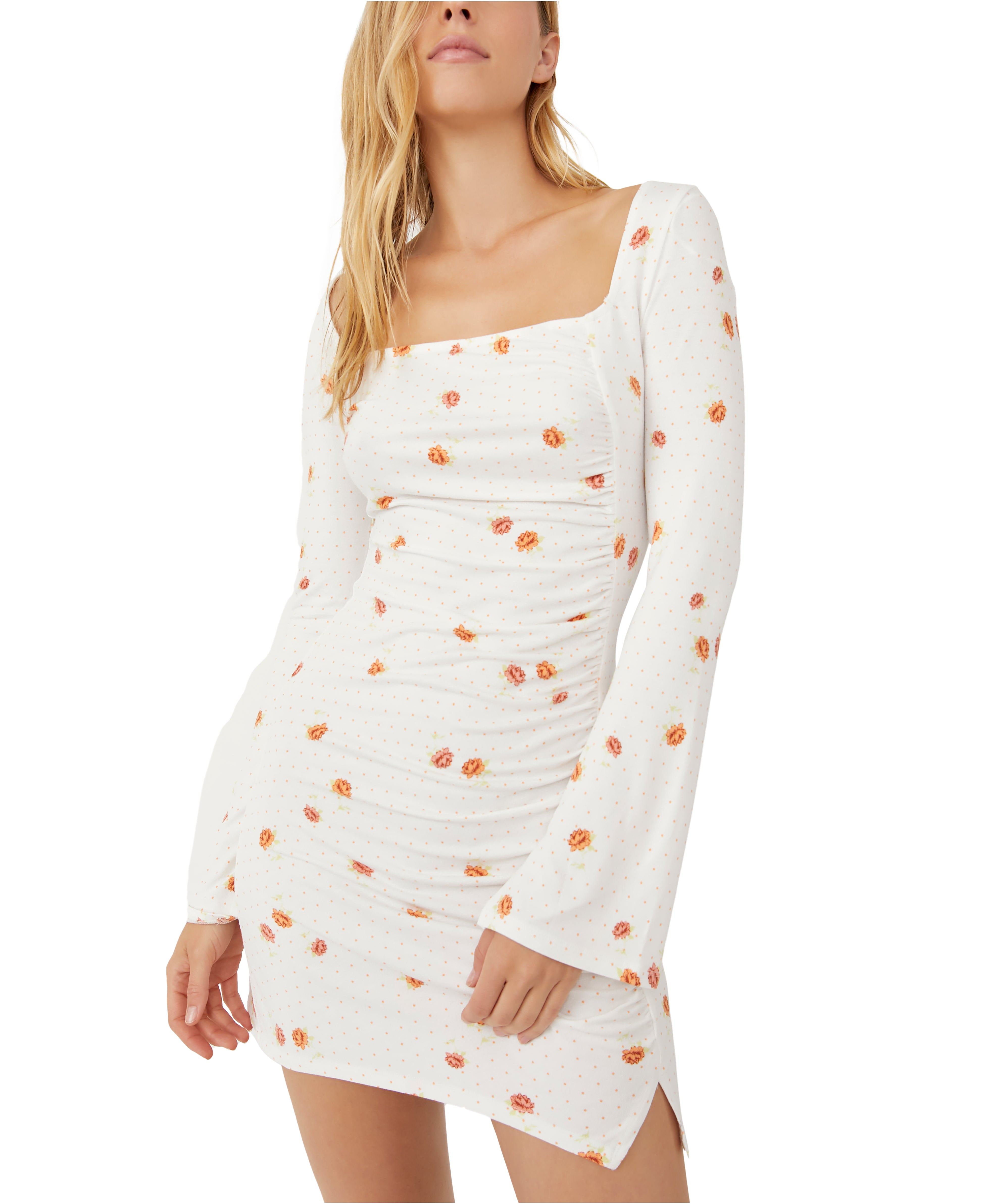 Free People White Penny Pull On Flare – Libby Story