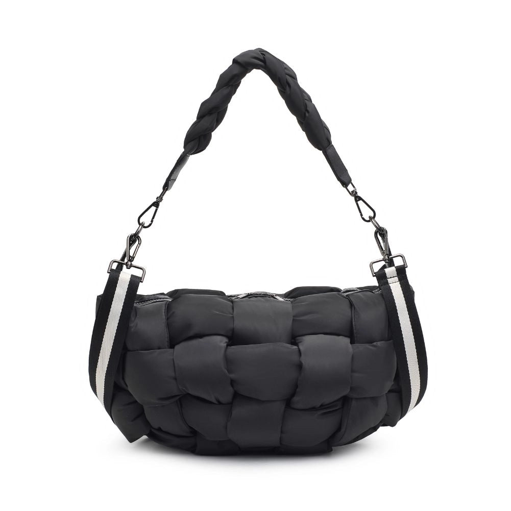 Sixth Sense Medium Woven Nylon Shoulder Bag