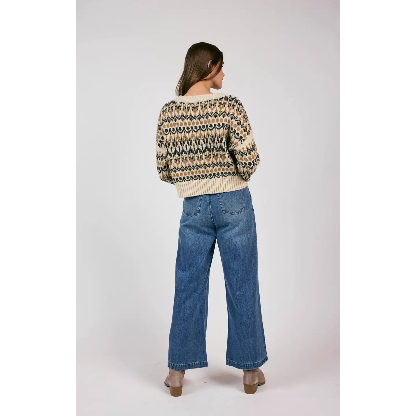 Sage the Label Rural Nordic Pattern Sweater