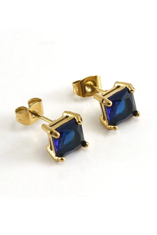 Colored Gem Decked Earring