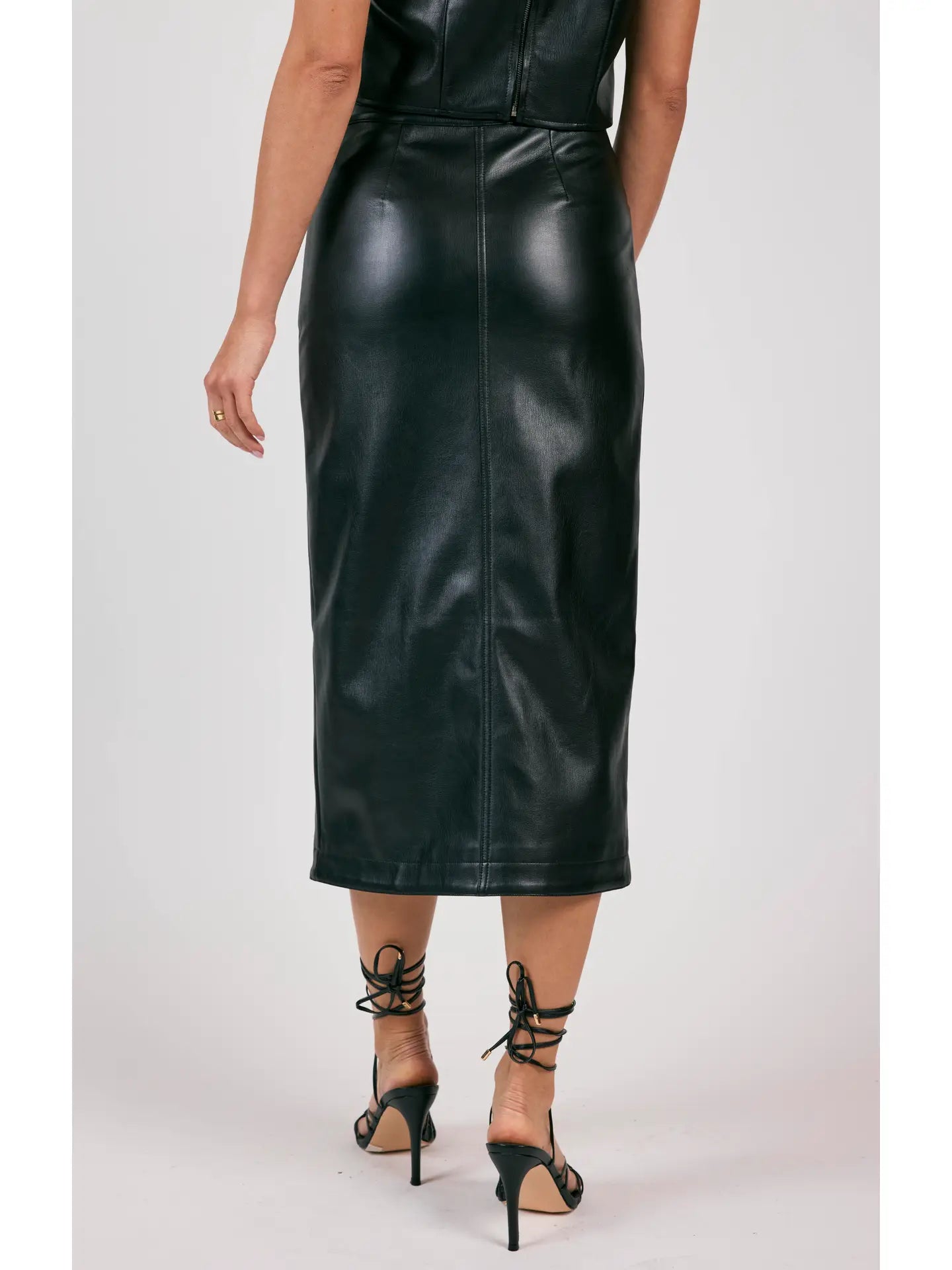 Sage the Label New Era Faux Leather Maxi Skirt Libby Story