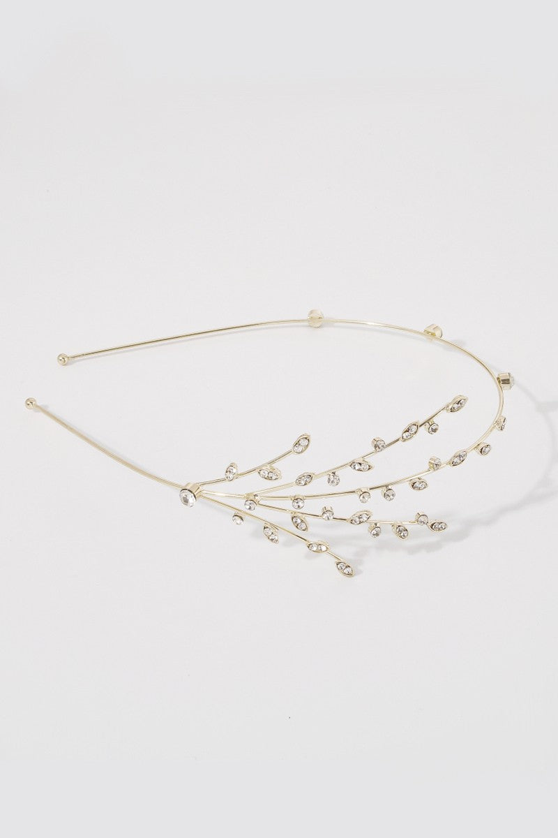 Golden Leave Alloy Headband