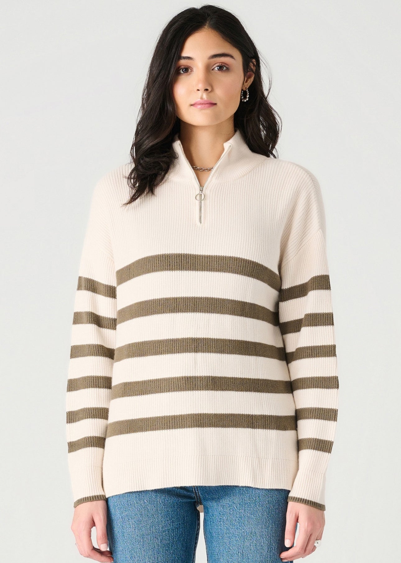 DEX HALF ZIP SWEATER