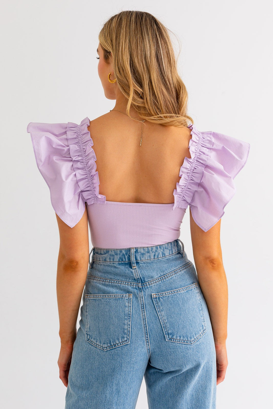 Flutter Ruffled Bodysuit