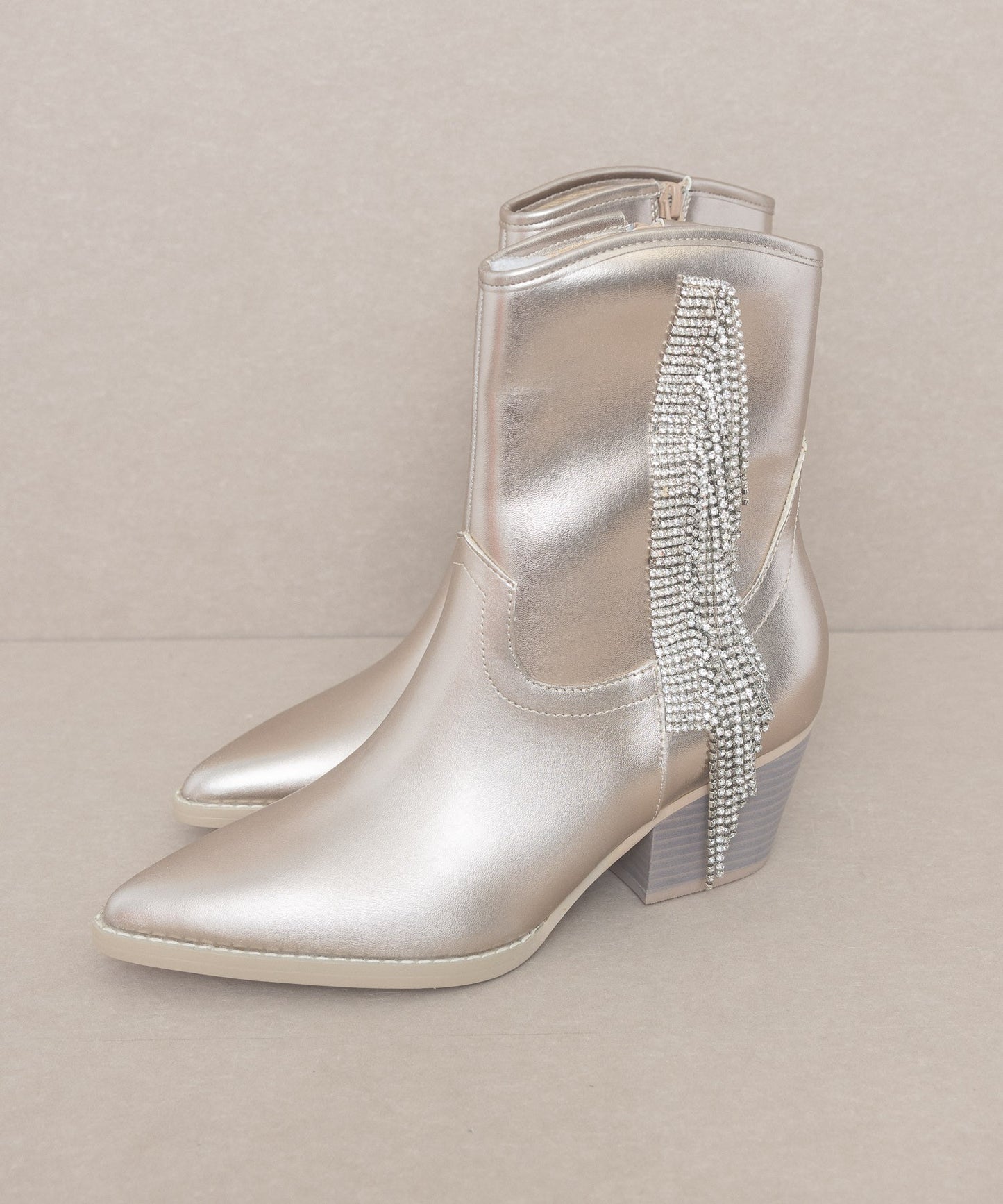 Rowan Rhinestone Fringe Boot