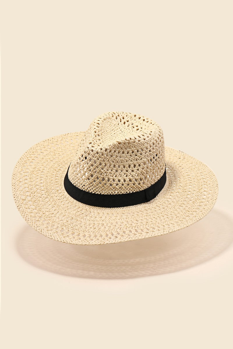 Braided Straw Cowboy Hat