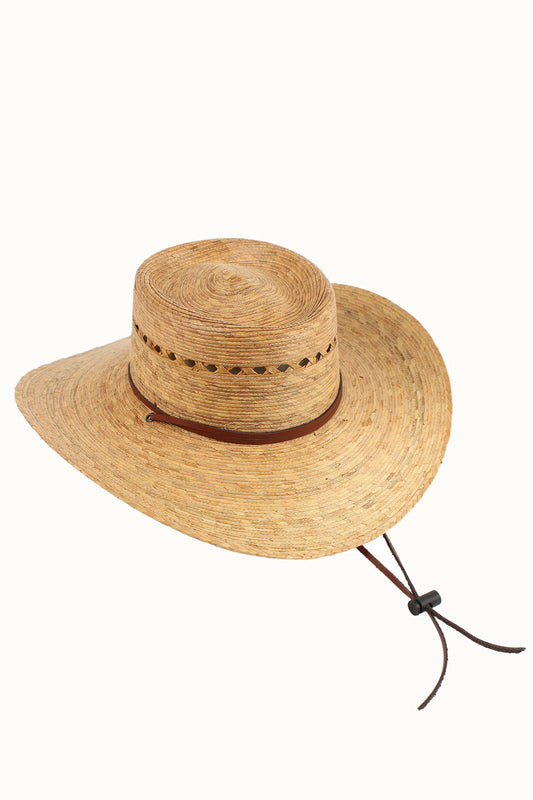 Palm Braid Chin Cord Hat