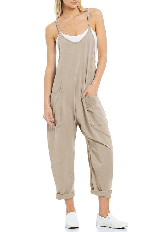 Hot Shot V-Neck Onesie Jumpsuit