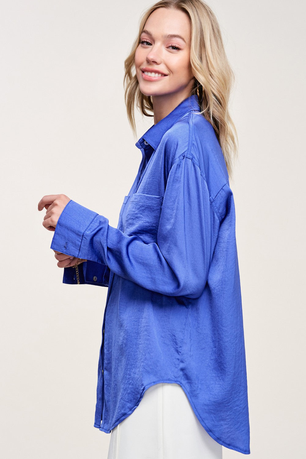 Hazel Long Sleeve Button Down Shirt