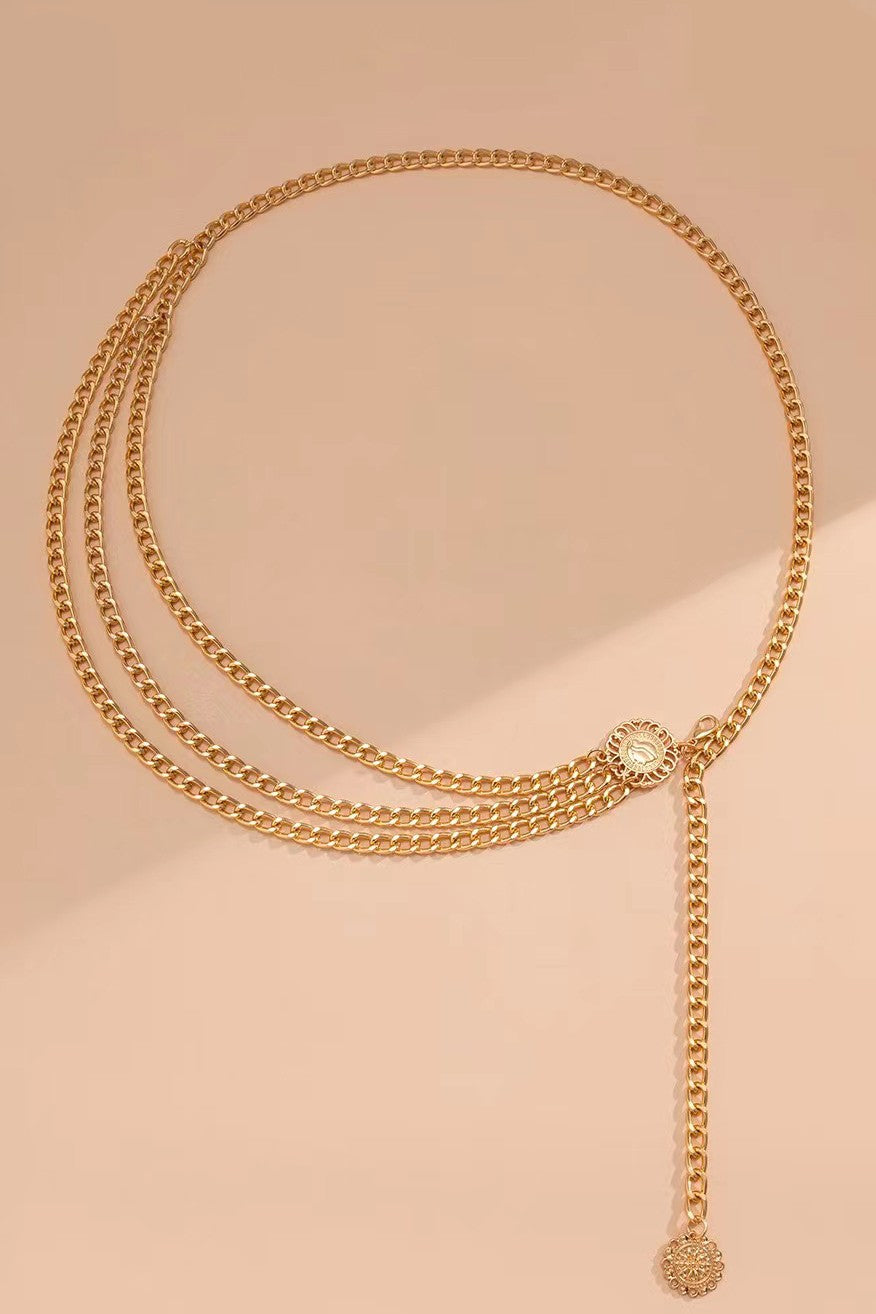 Dinah Multi Layer Link Waist Chain