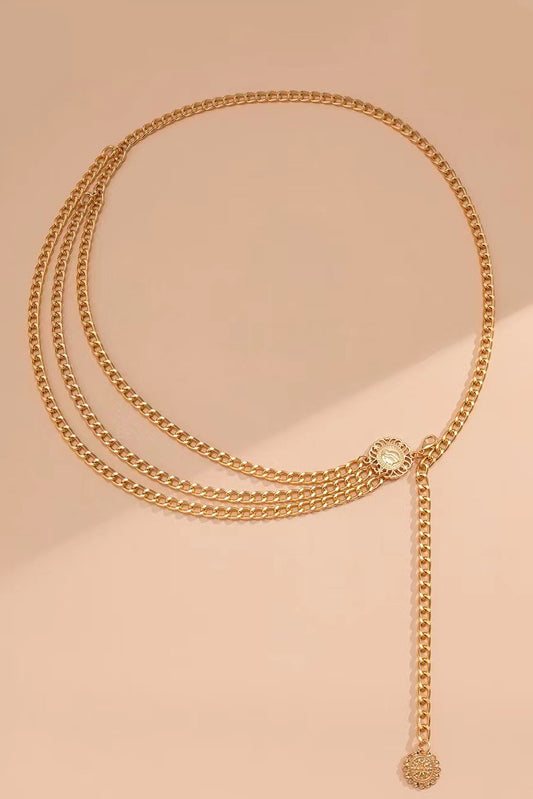 Dinah Multi Layer Link Waist Chain