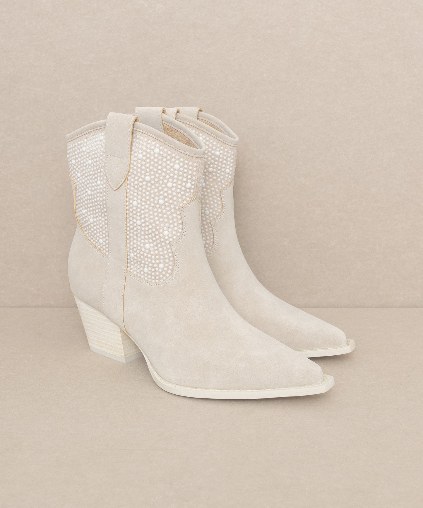 Cannes Pearl Studded Boot