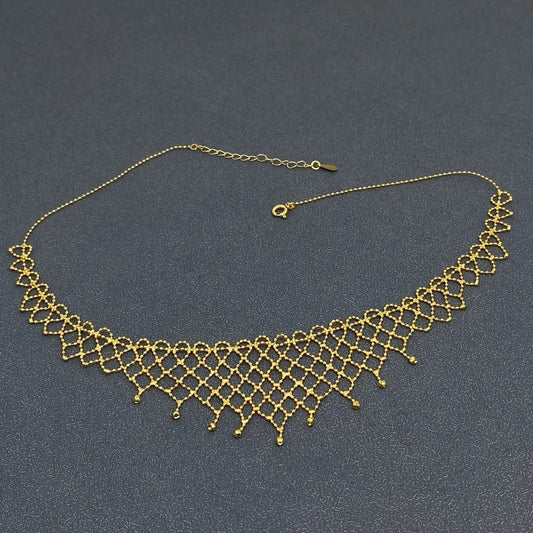 GOLD MESH CHOKER