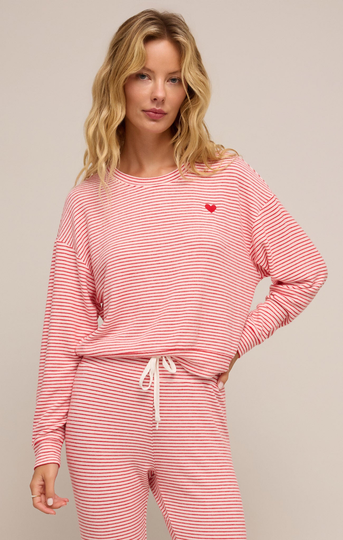 Z Supply Bisous Stripe LS Top