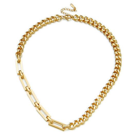 Cambria 18K Gold Plated Link Chain Necklace
