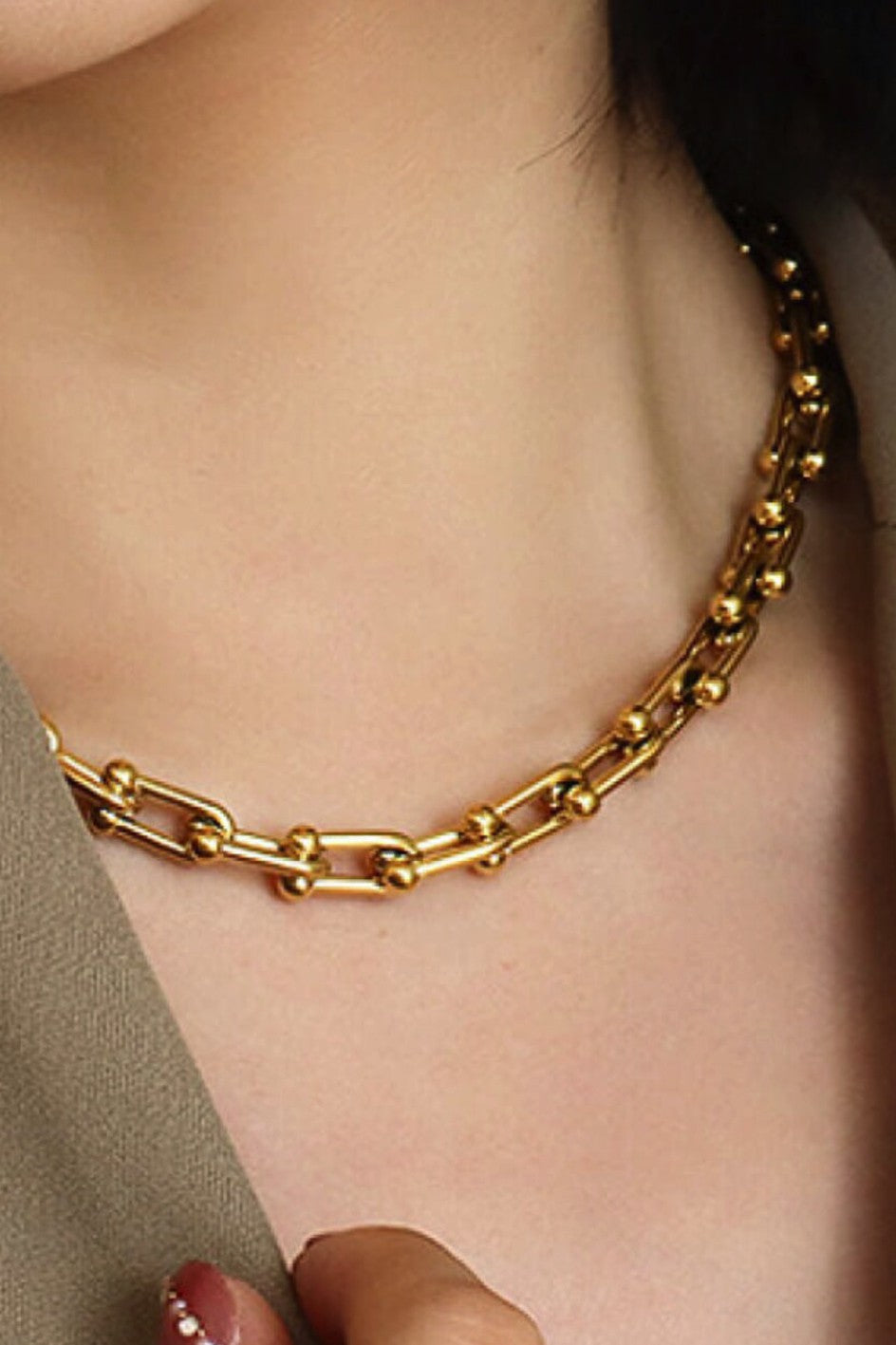 Bellona 18K Gold Non-Tarnish Necklace