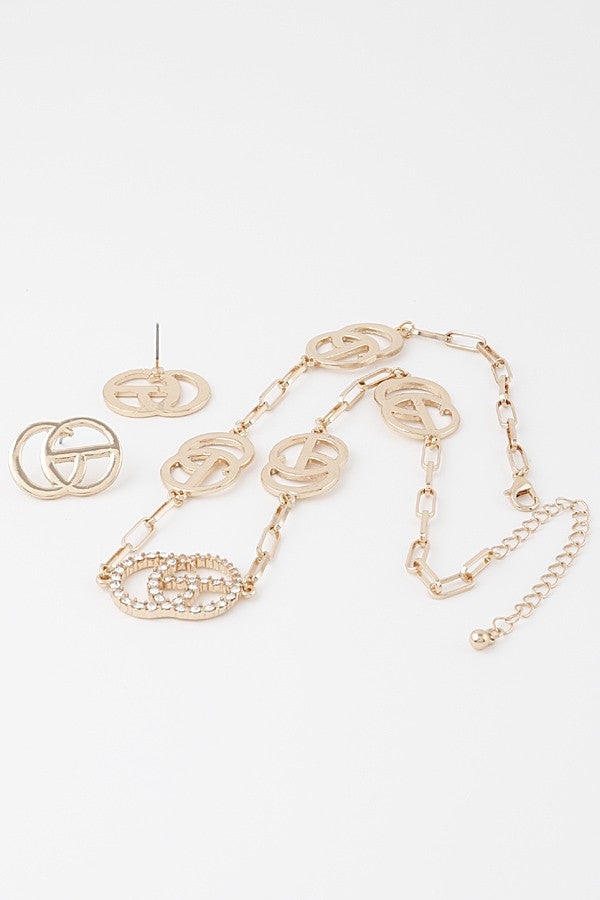 Luxury OO Chain Necklace