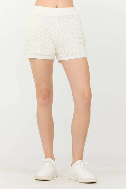 Vintage Havana Open Crochet Short