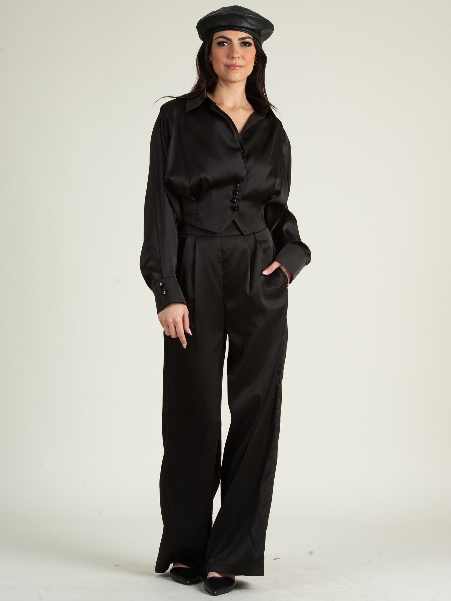 Lucca Evie Satin Trousers