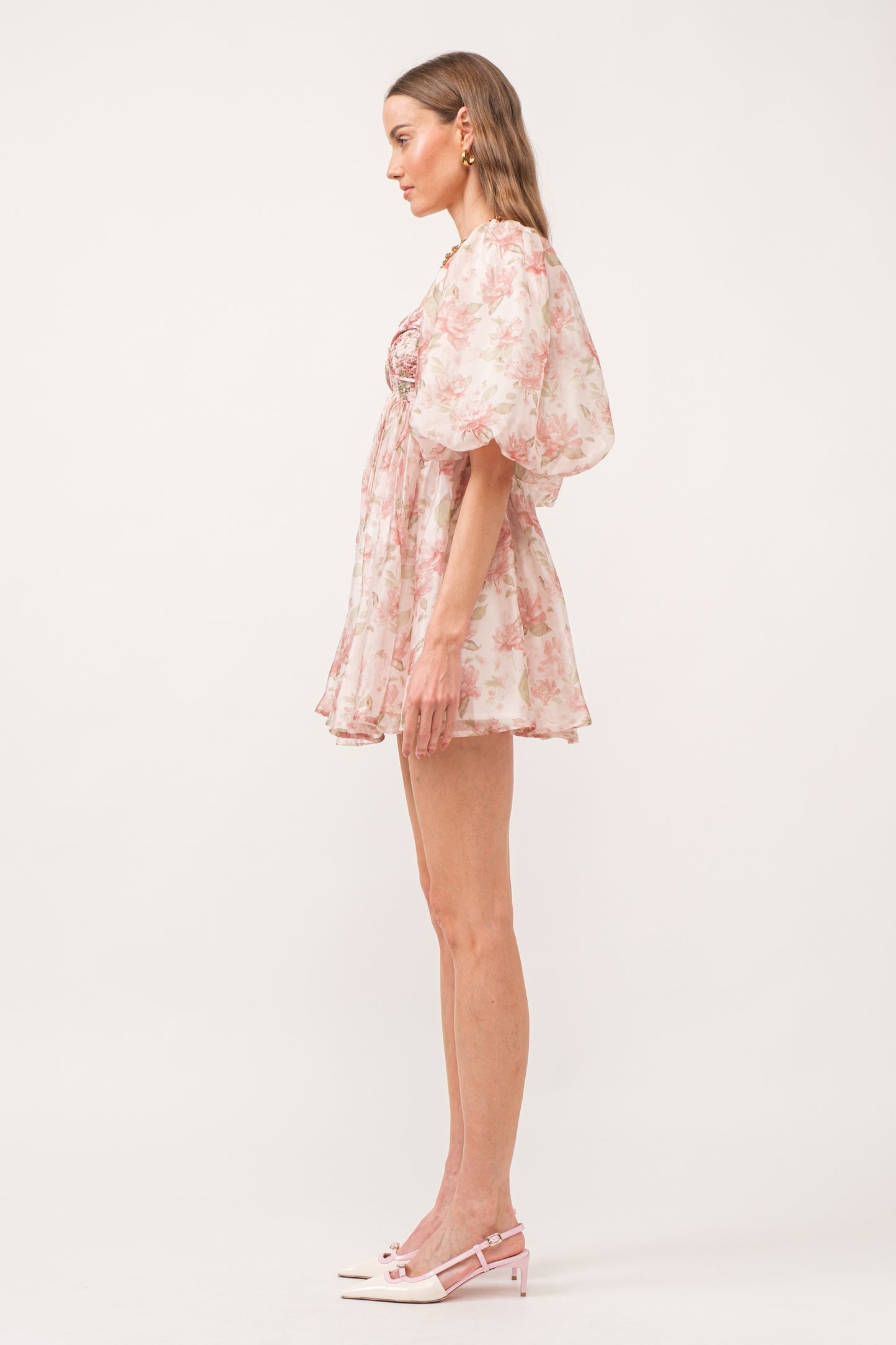 Saint Malo Floral Smocked Mini Dress