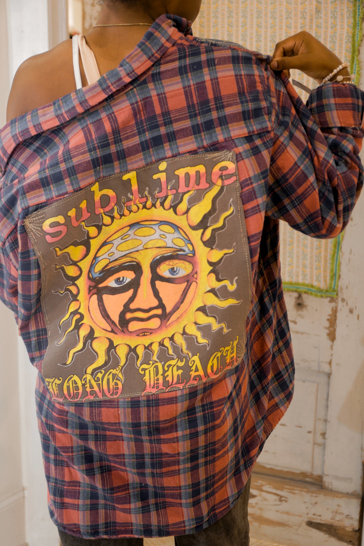 Libby Story OOAK Denim Sublime Flannel Shirt