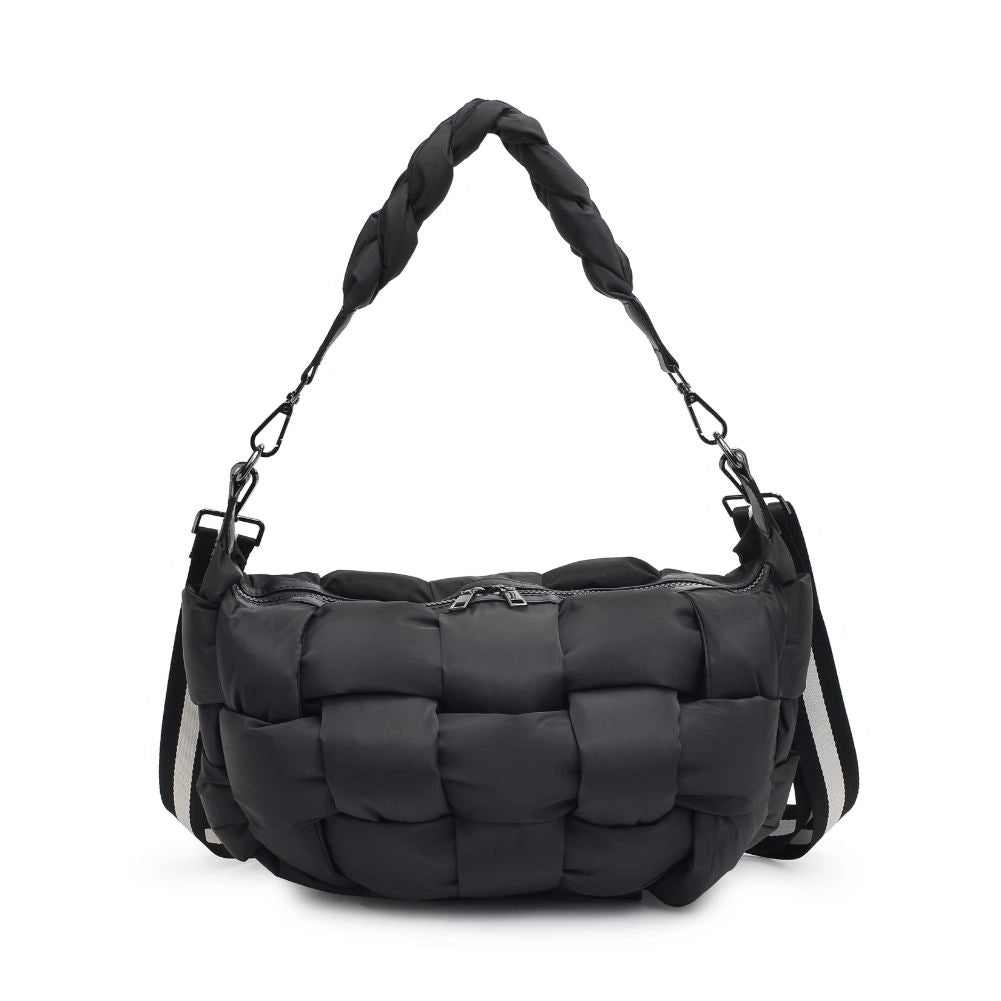 Sixth Sense Medium Woven Nylon Shoulder Bag