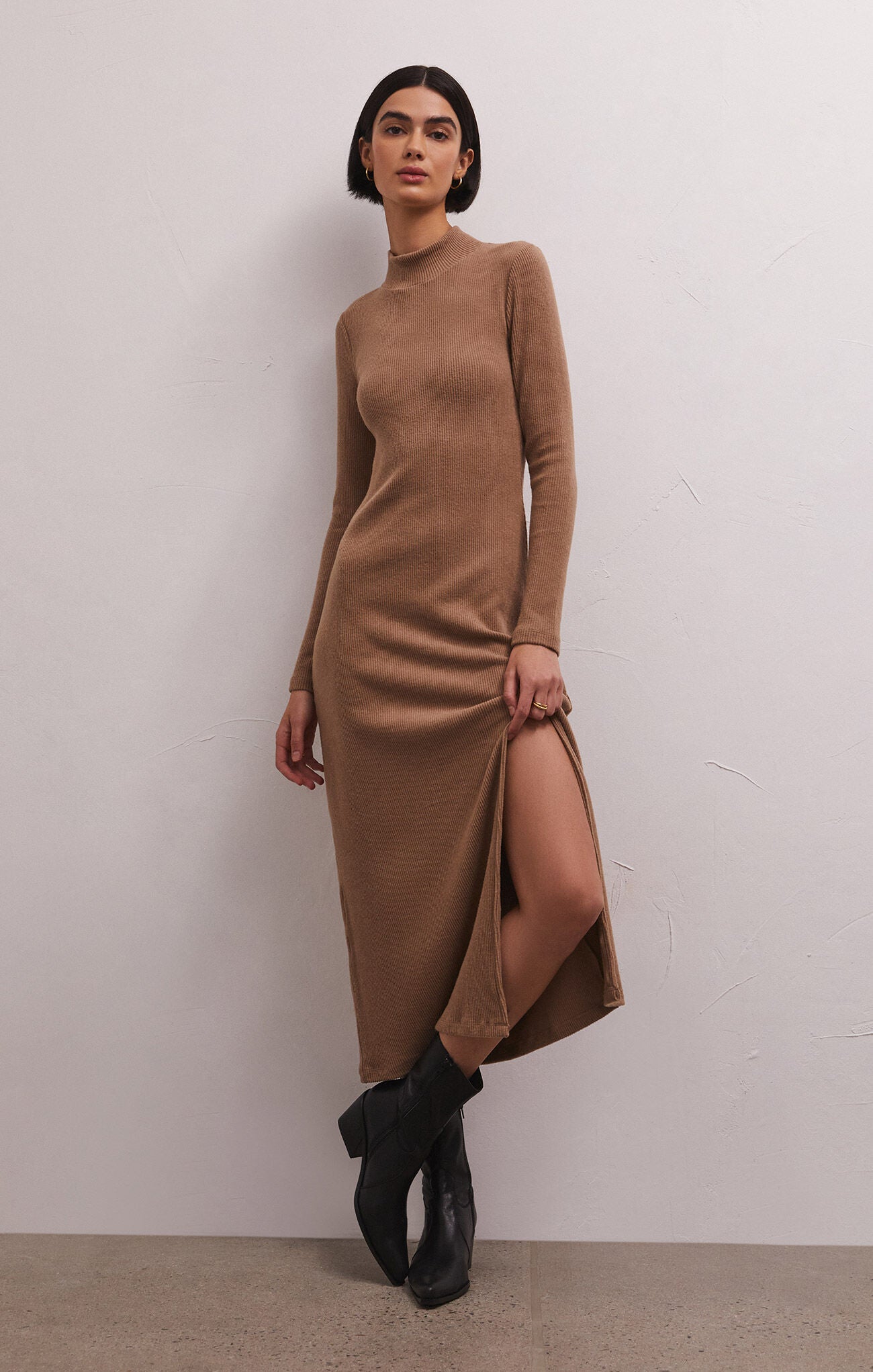 Z Supply Ophelia Mock Neck Dress