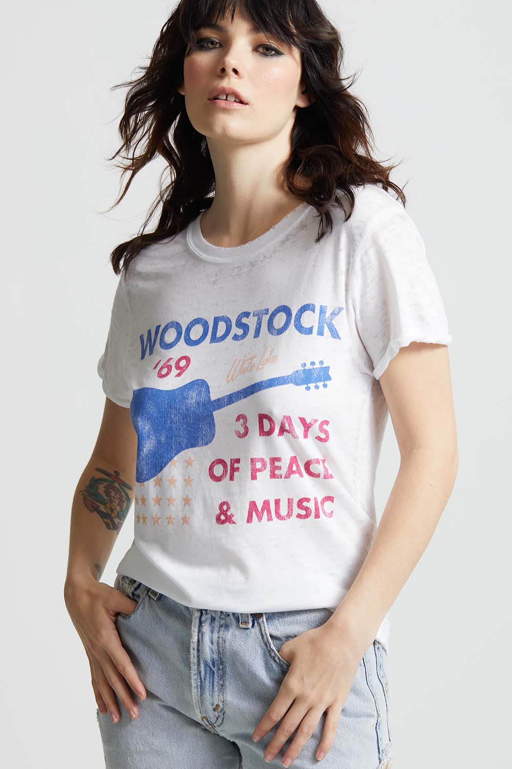 Recycled Karma Woodstock 1969 Guitar Tee