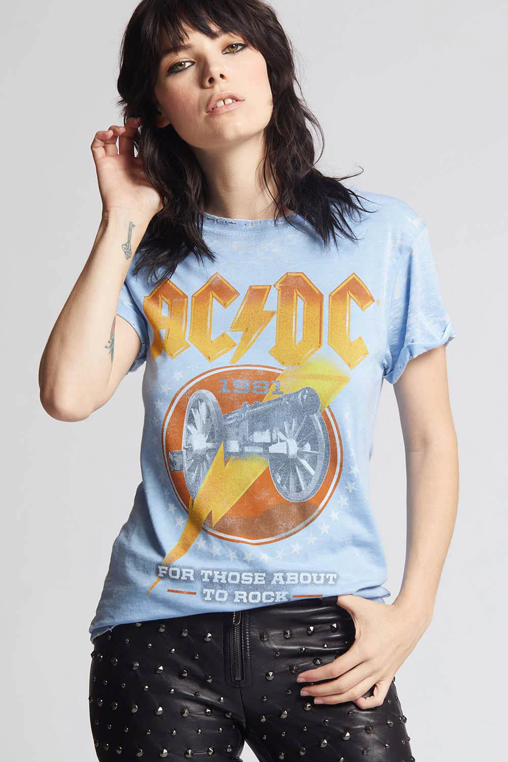 Recycled Karma AC/DC About To Rock Tee