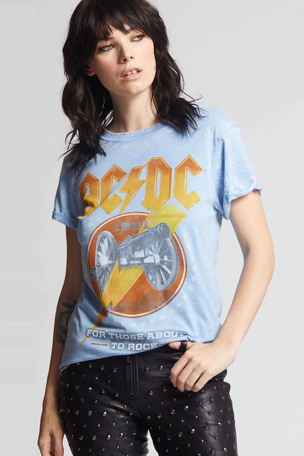 Recycled Karma AC/DC About To Rock Tee