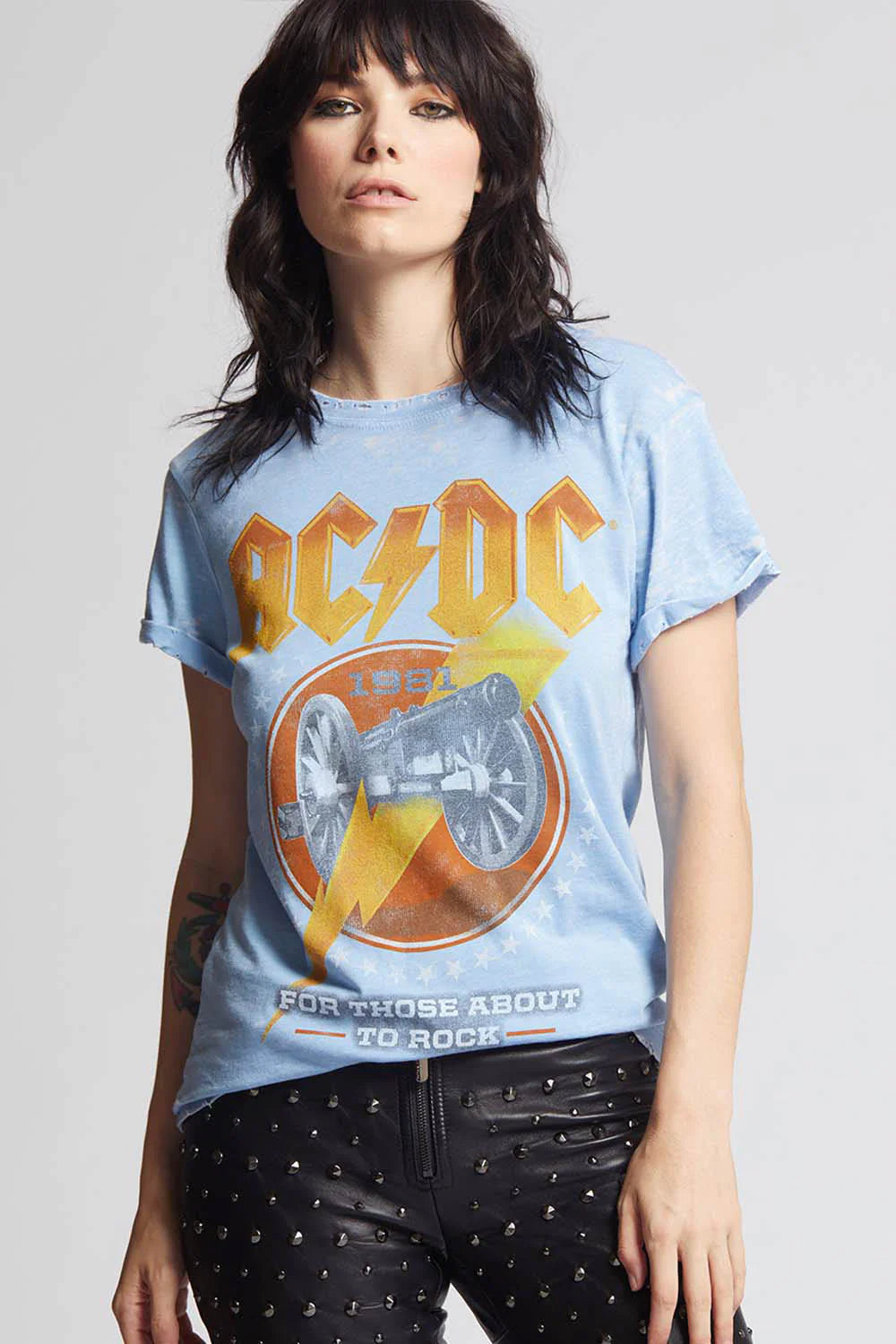 Recycled Karma AC/DC About To Rock Tee