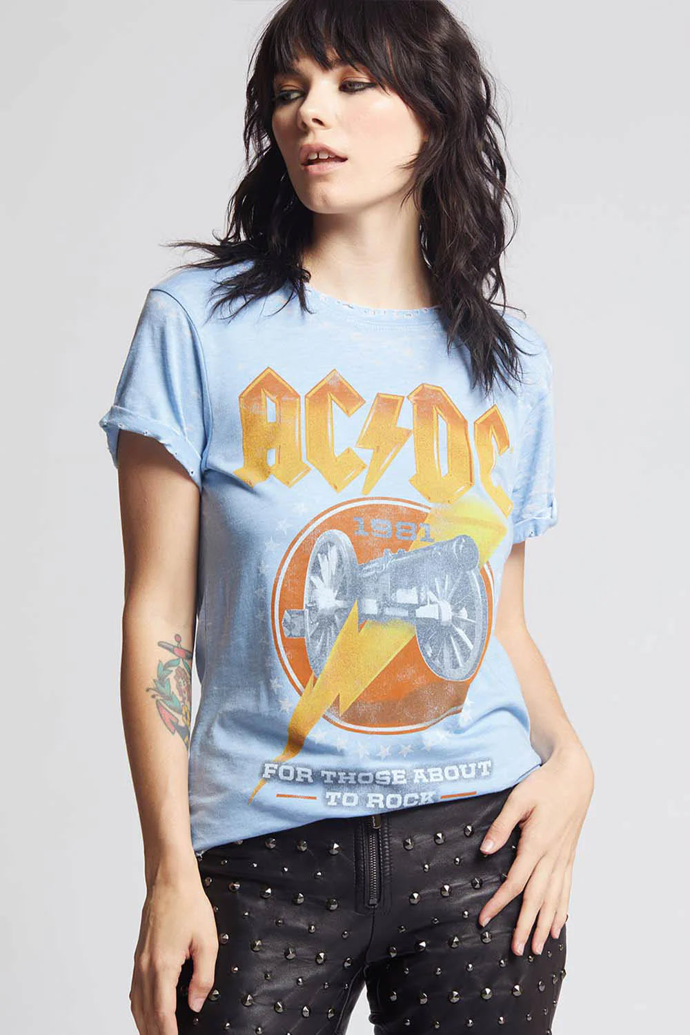 Recycled Karma AC/DC About To Rock Tee