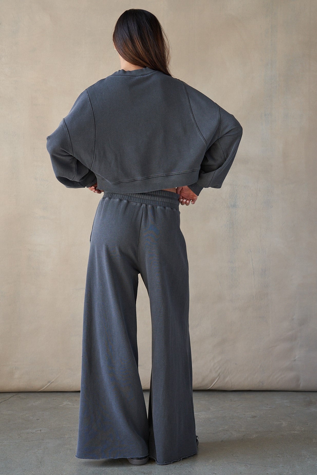 Hayden Rib Wide Oversize Sweatpant