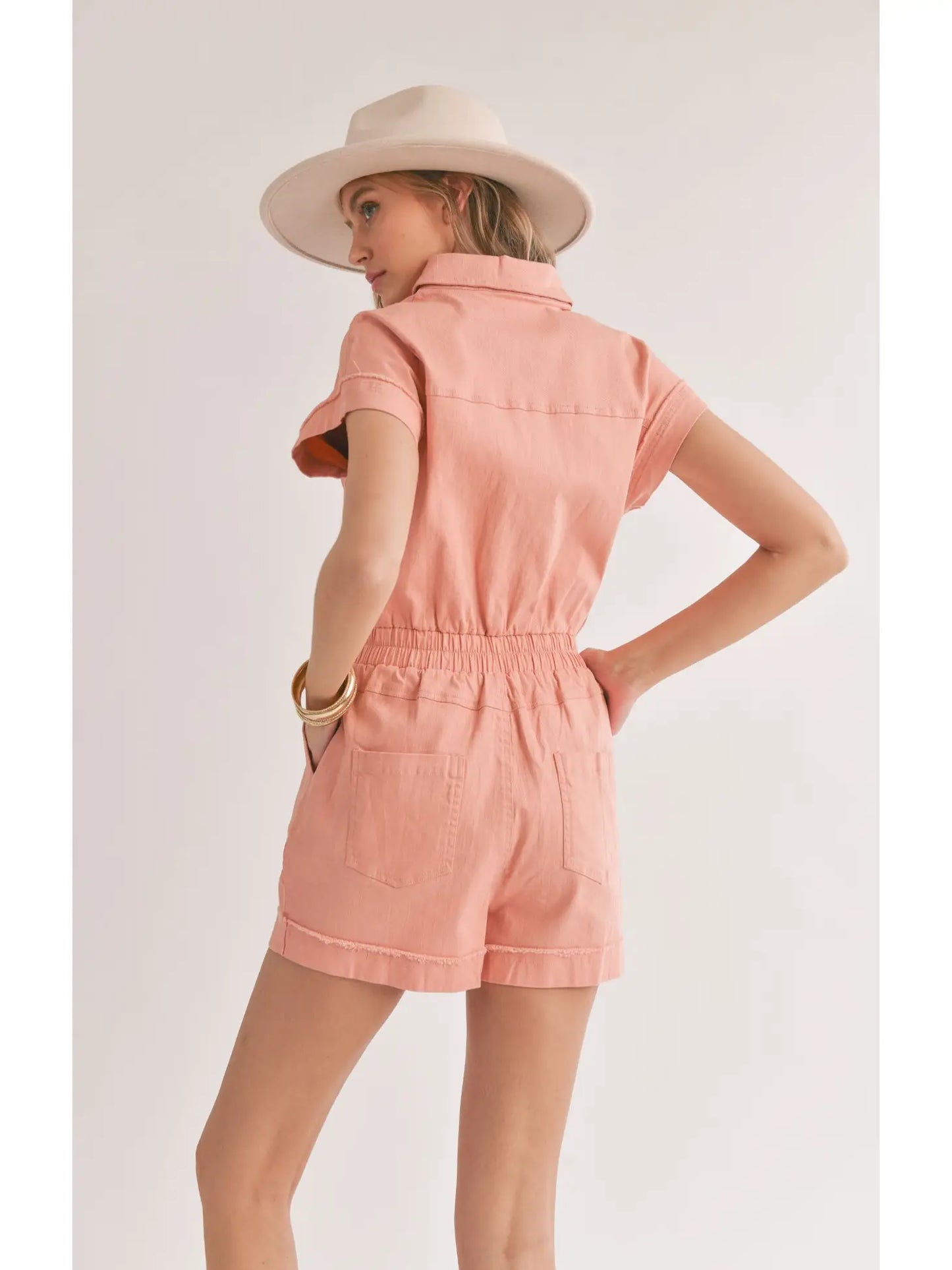 Sadie & Sage Clear Eyes Denim Romper