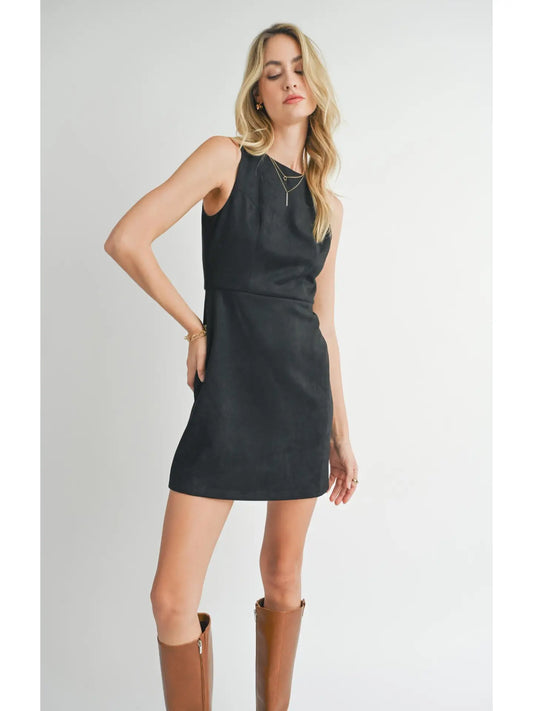 Sadie & Sage Tuscany Faux Suede Mini Dress