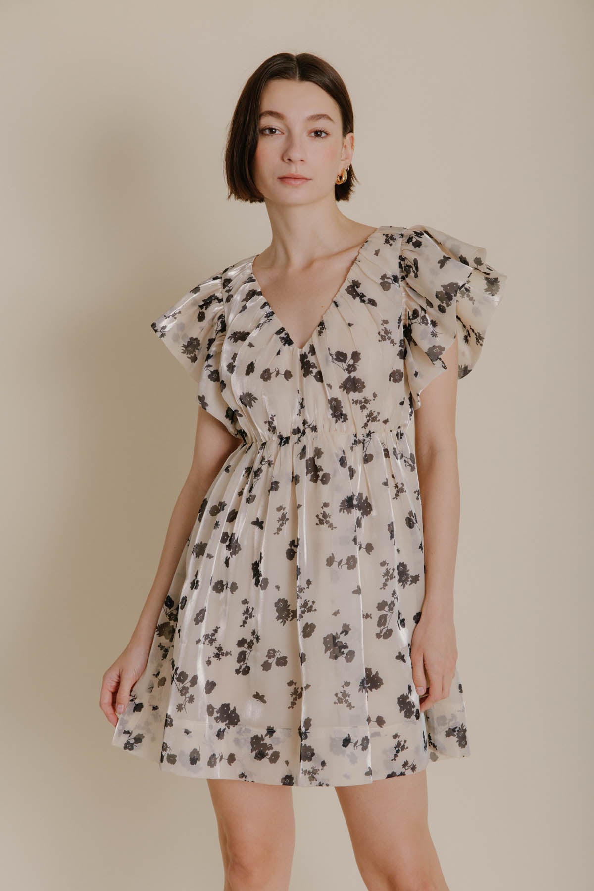Applique Libby Dress- Hydrangea