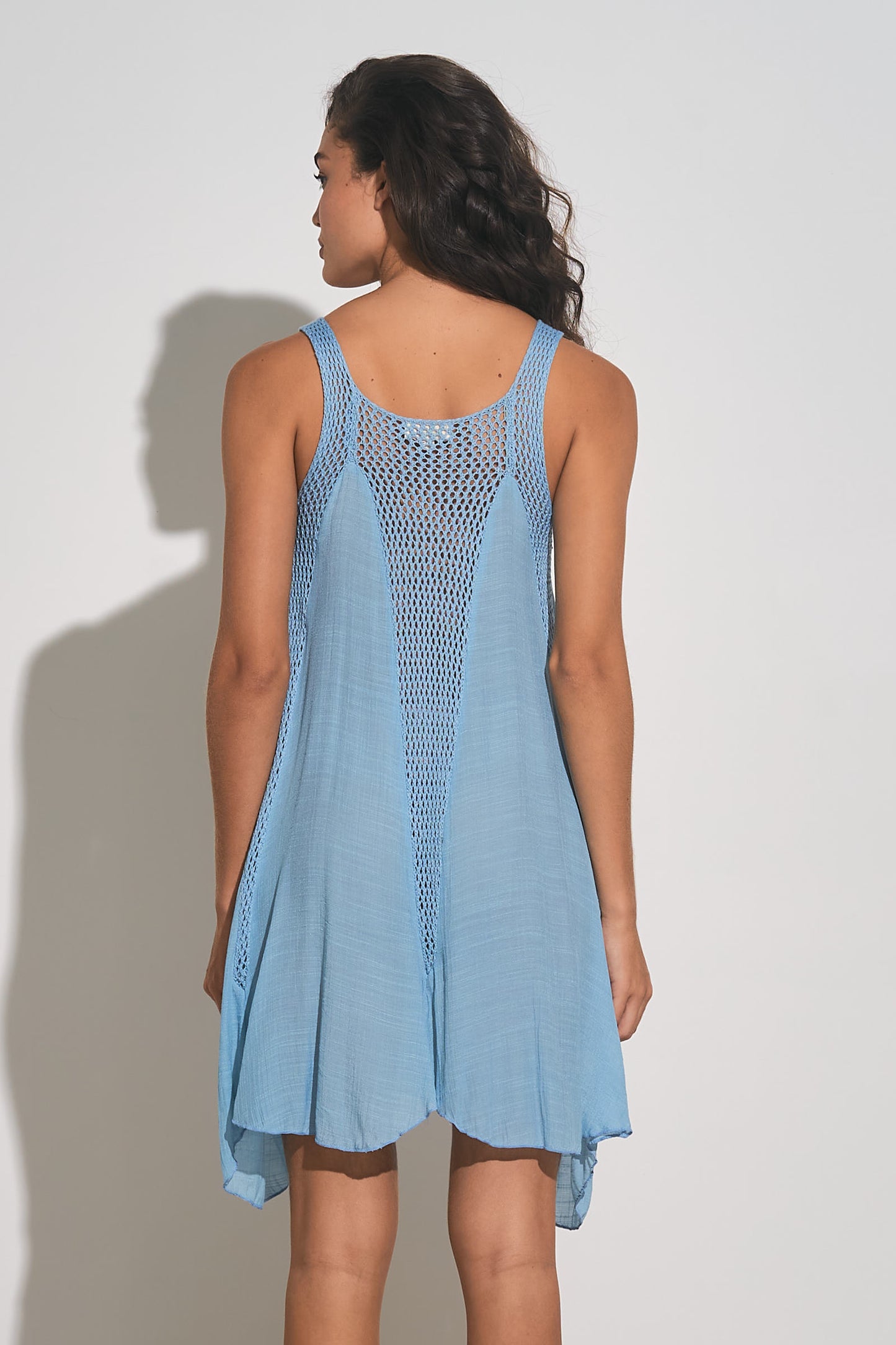 Elan Lorelei Sleeveless Crochet Dress