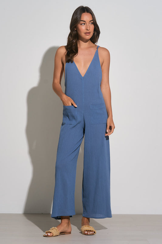 Elan Brigitta V-Neck Jumpsuit