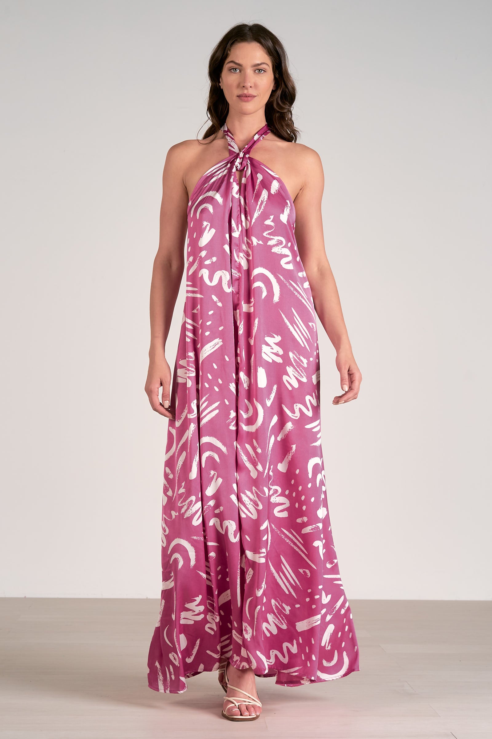 Elan halter maxi dress hotsell