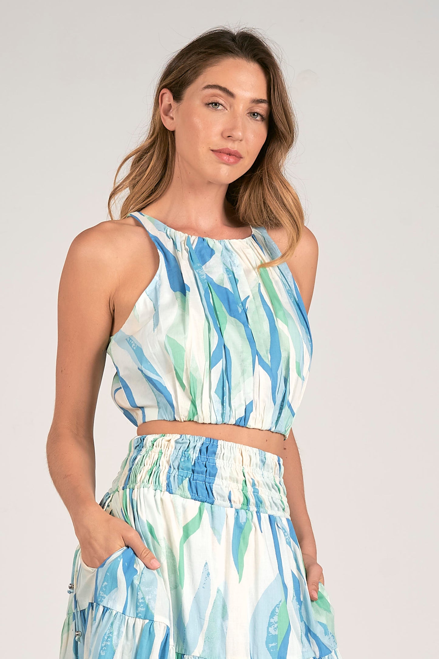 Elan Amalfi Halter Top