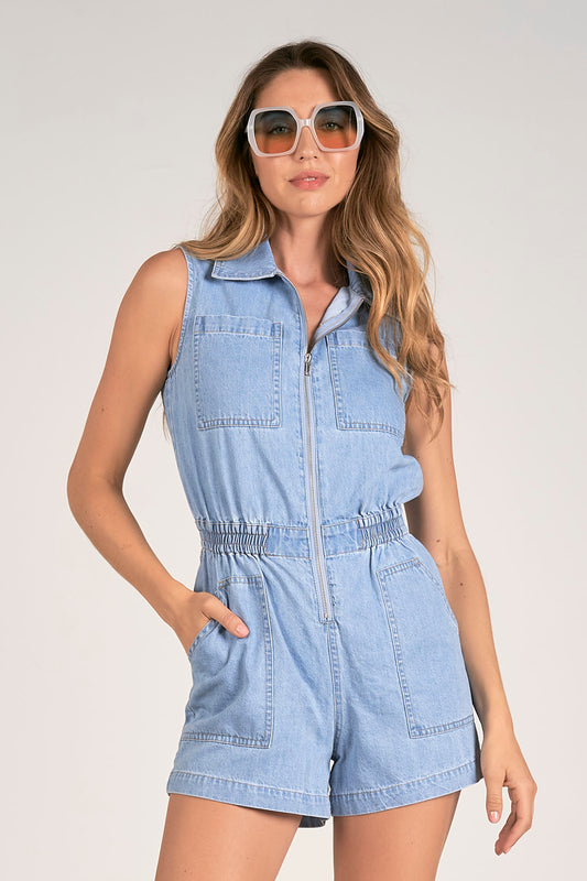 Elan Sleeveless Romper