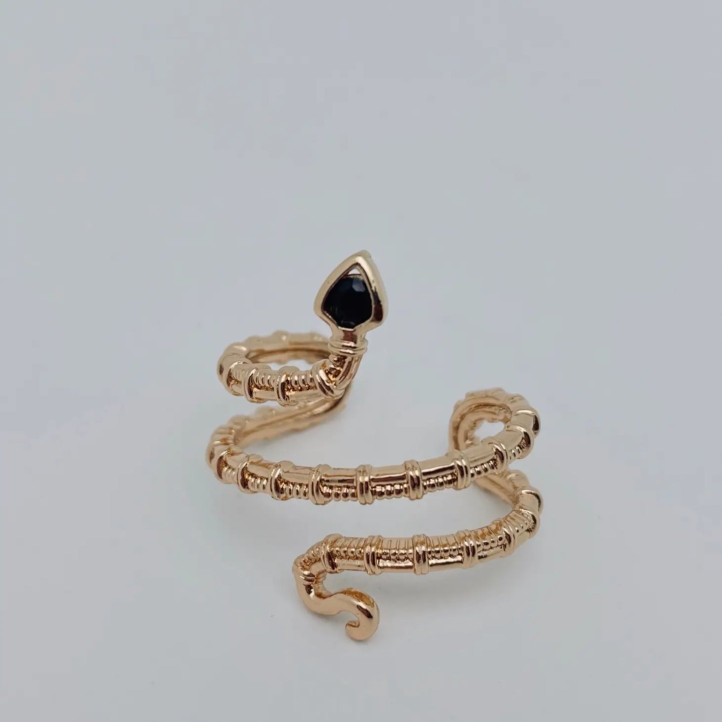 Swirl Snake Ring