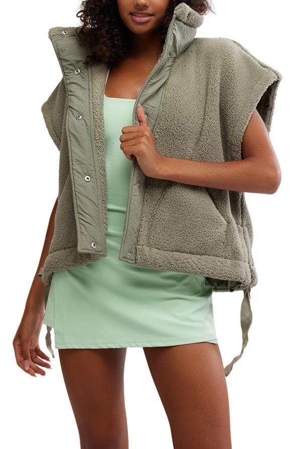 Free People Scout It Out Fleece Vest